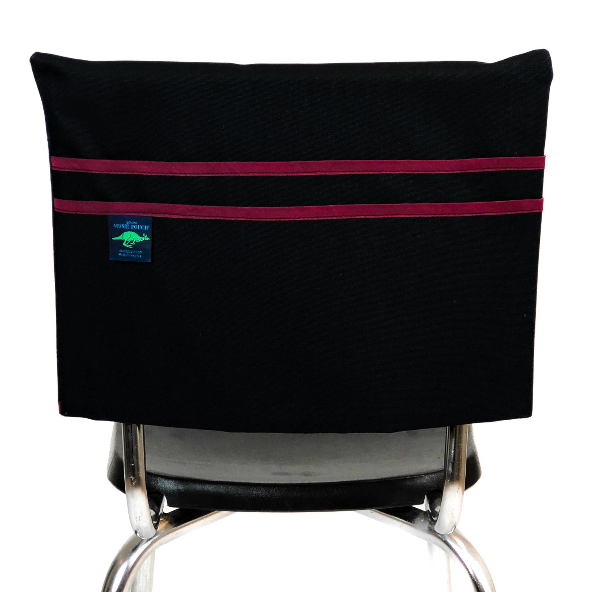Aussie Pouch Classic Chair Pocket Maroon Trim
