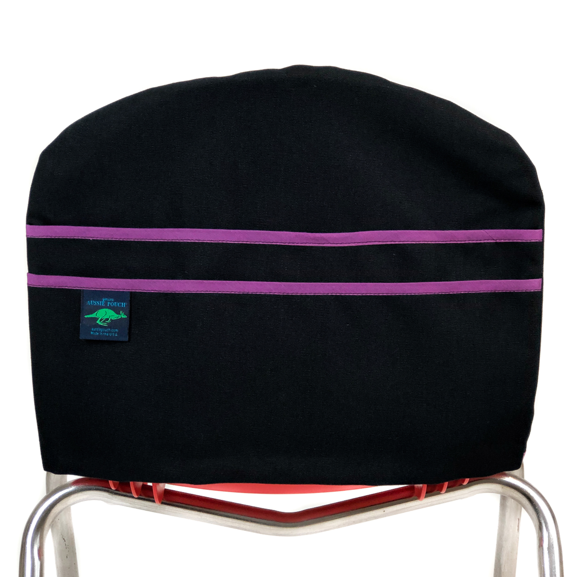 Aussie Pouch Curve Chair Pocket Purple Trim