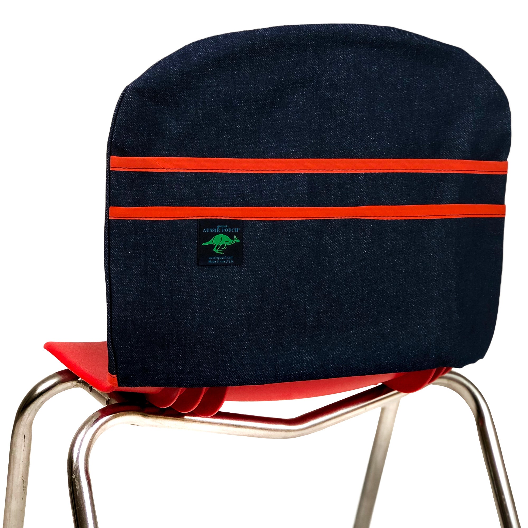 Aussie Pouch Curve Chair Pocket Orange Trim