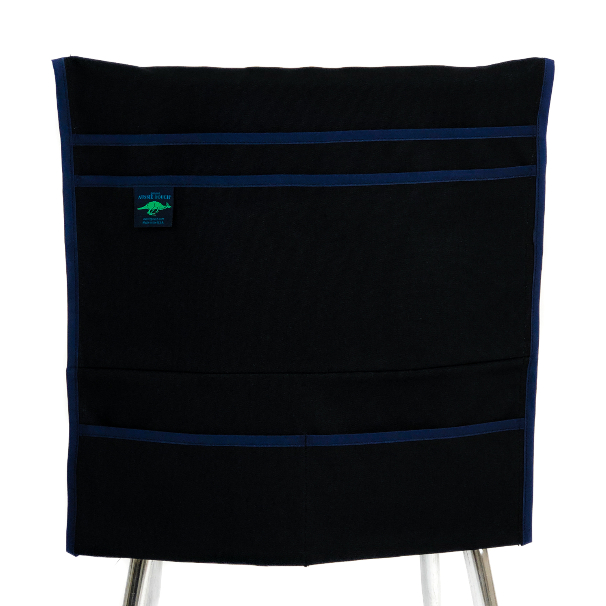 Aussie Pouch Organizer Chair Pocket Navy Trim