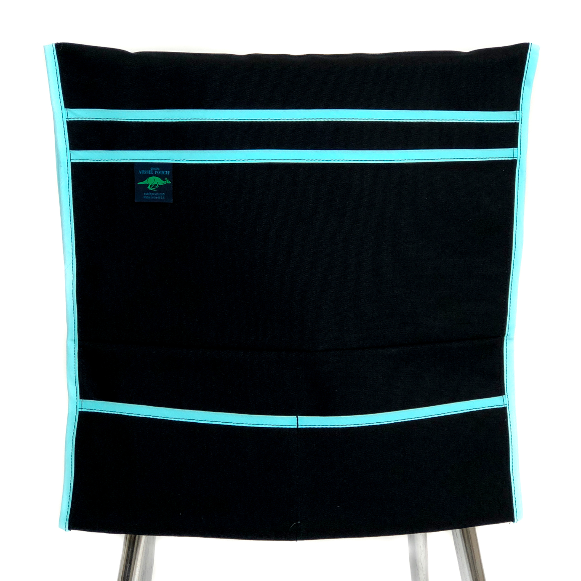 Aussie Pouch Organizer Chair Pocket Teal Trim