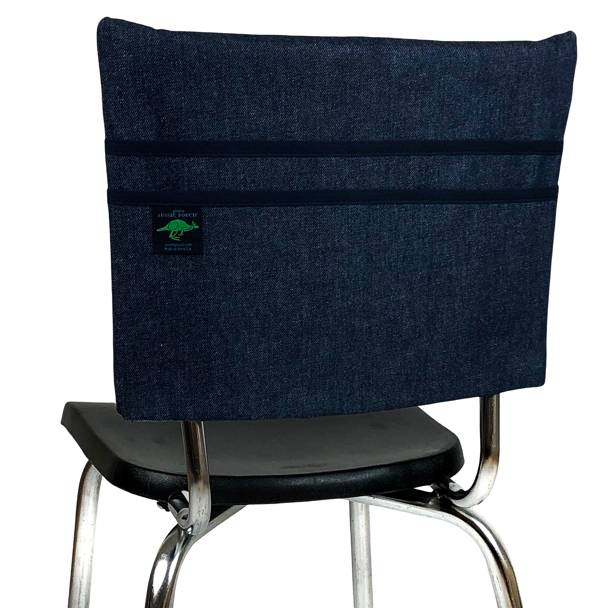 Aussie Pouch Classic Chair Pocket Navy Trim