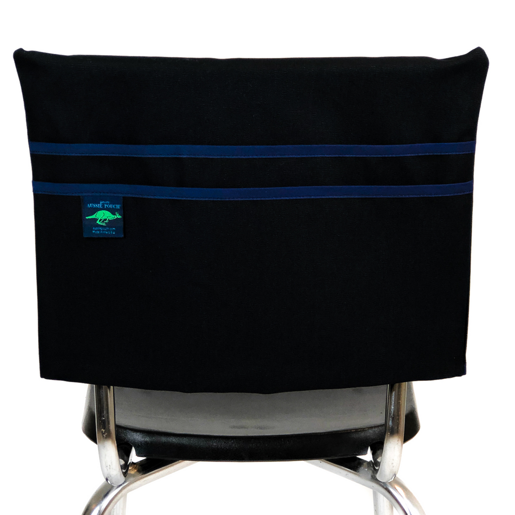 Aussie Pouch Classic Chair Pocket Navy Trim