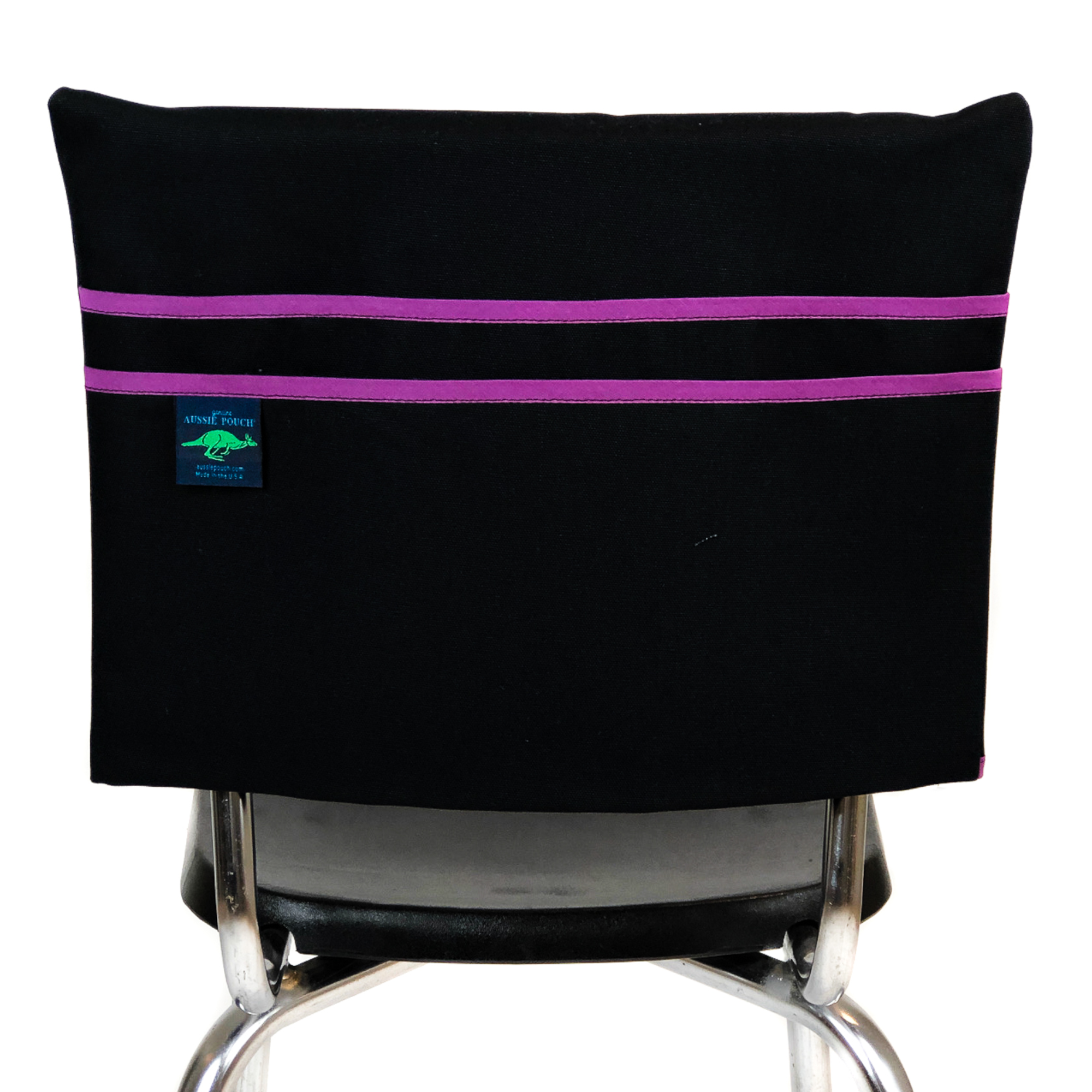 Aussie Pouch Chair Pocket Purple Trim