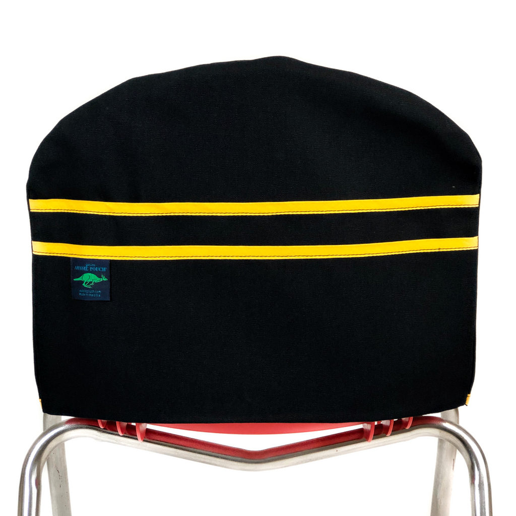 Aussie Pouch Curve Chair Pocket Yellow Trim