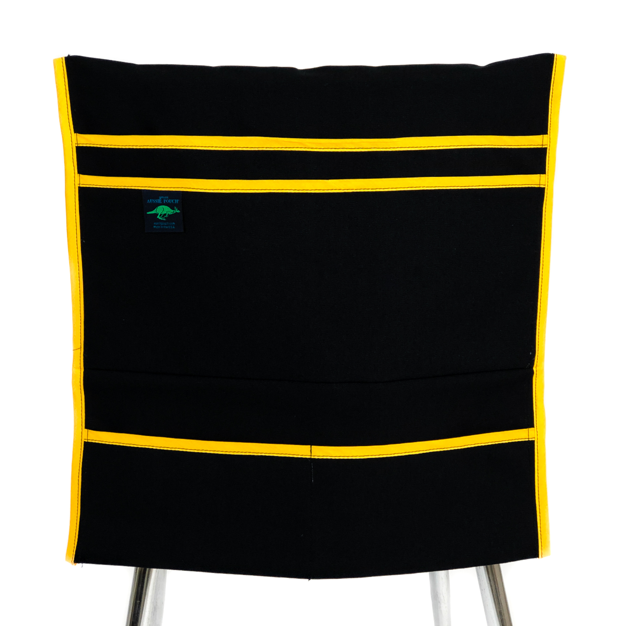 Aussie Pouch Organizer Chair Pocket Yellow Trim