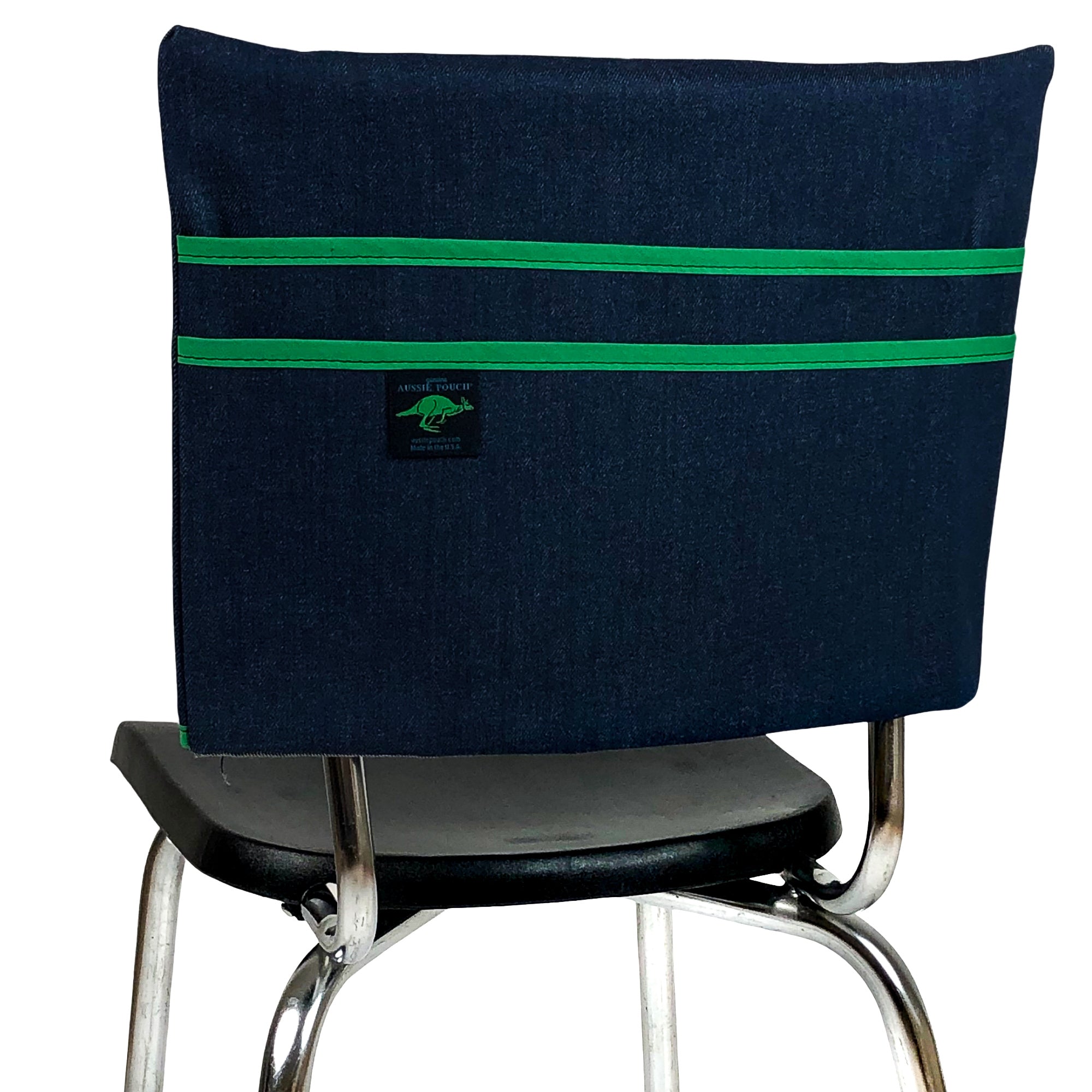 Aussie Pouch Classic Chair Pocket Green Trim