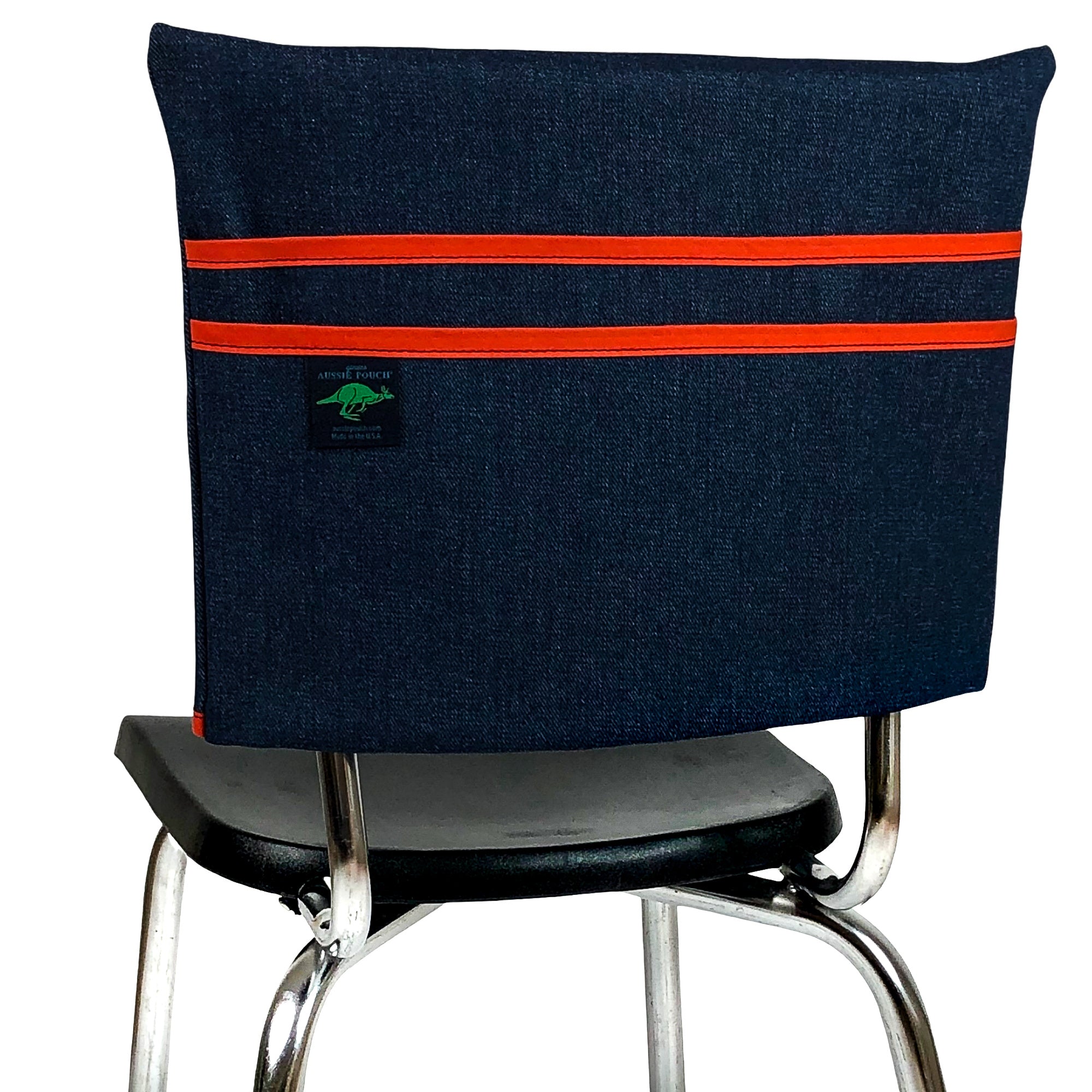 Aussie Pouch Chair Pockets Orange Trim