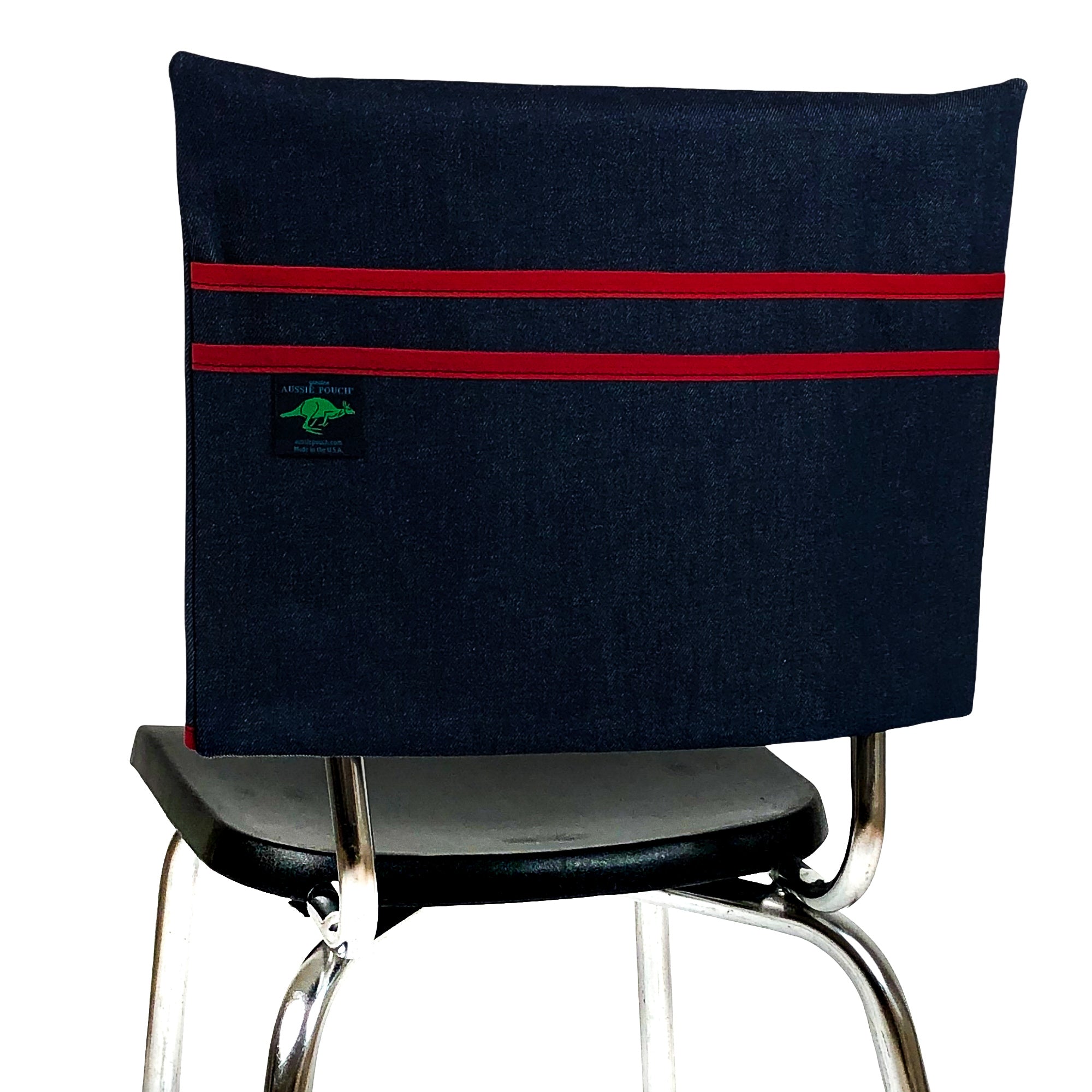 Aussie Pouch Classic Chair Pocket Red Trim