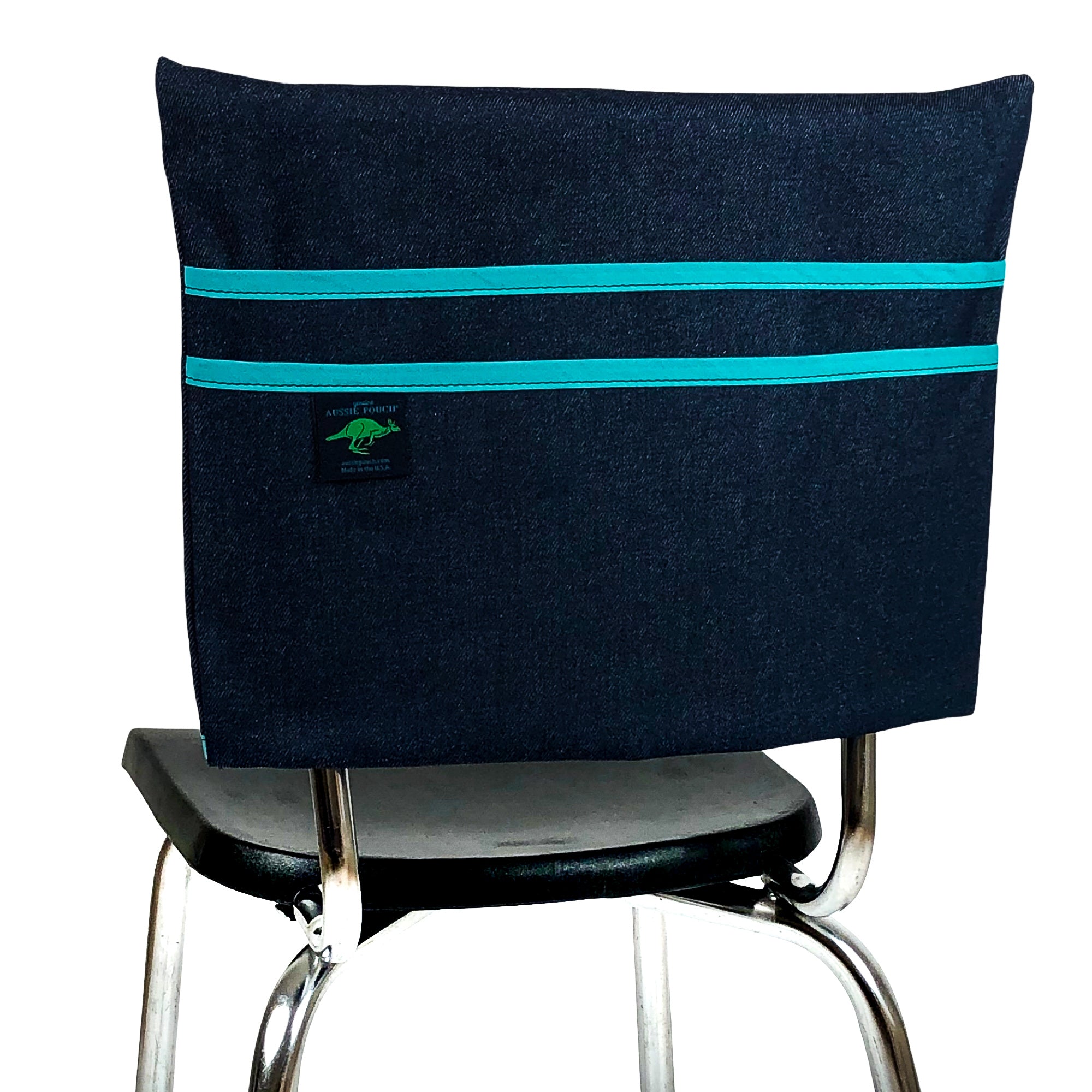 Aussie Pouch Classic Chair Pocket Teal Trim