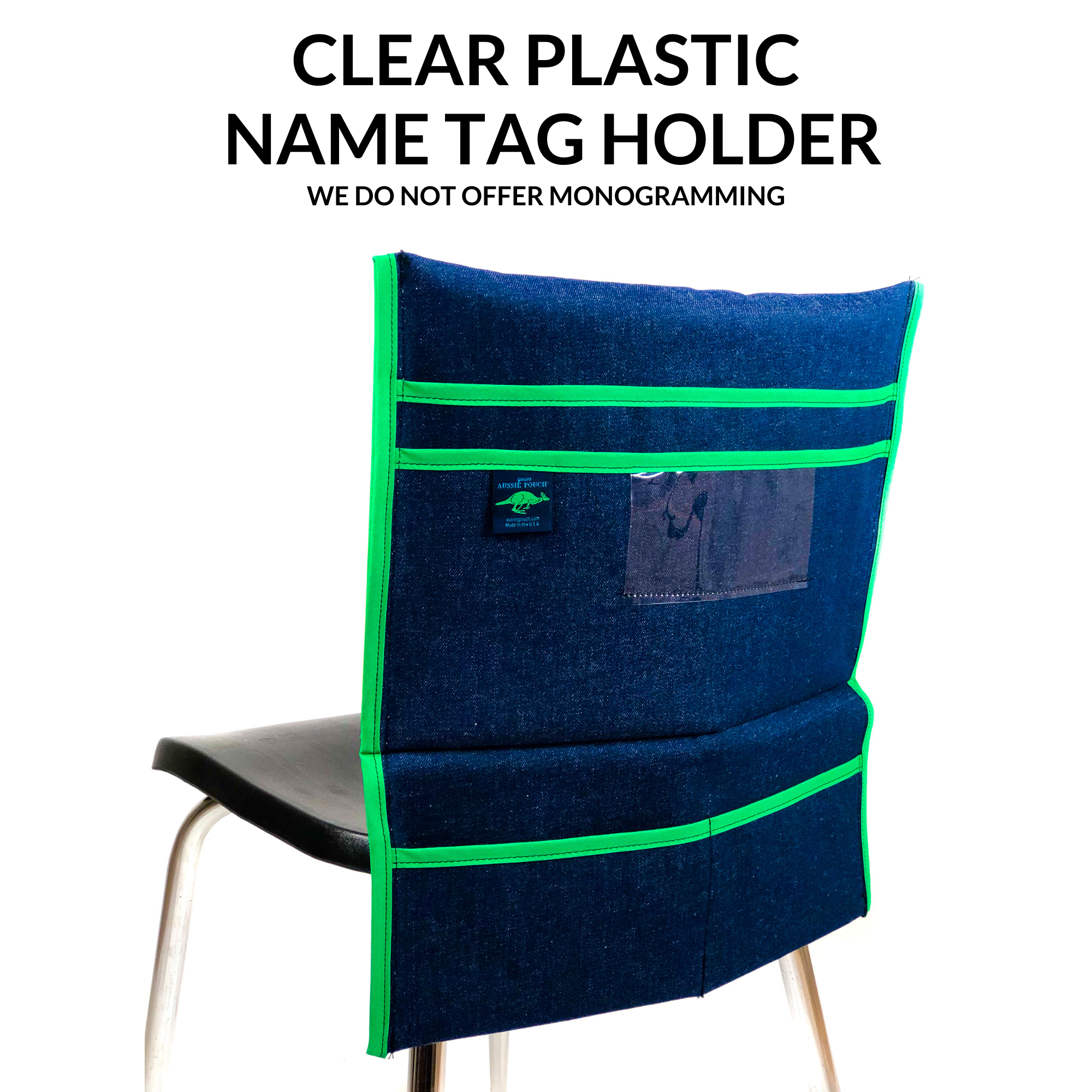 Aussie Pouch Organizer Name Tag Holder